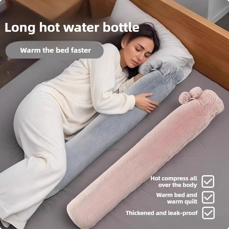 Oversized Leak-Proof Hot Water Bottle - Winter Bed Heater