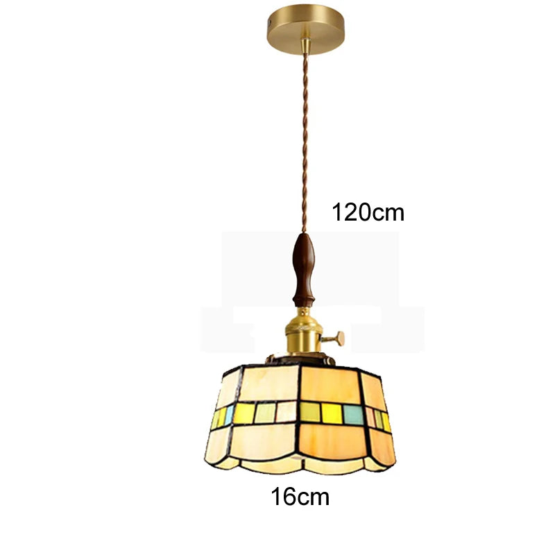 Chic Tiffany-Style Pendant Light for Dining & Living Spaces