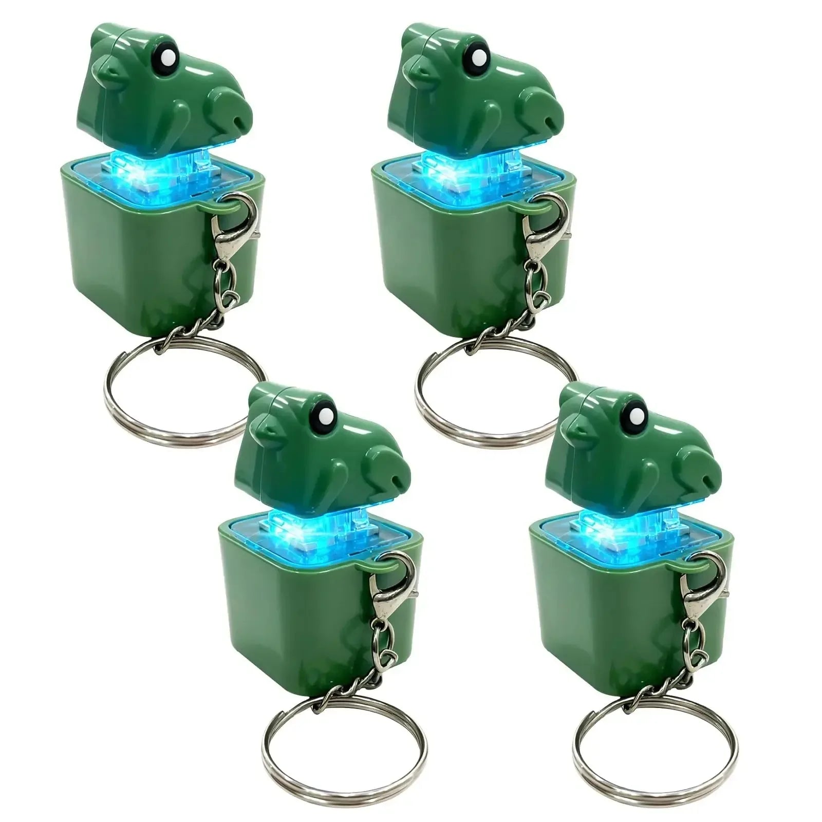 Frog Keychain with Sound & LED Lights - Fun Stress Relief Gadget