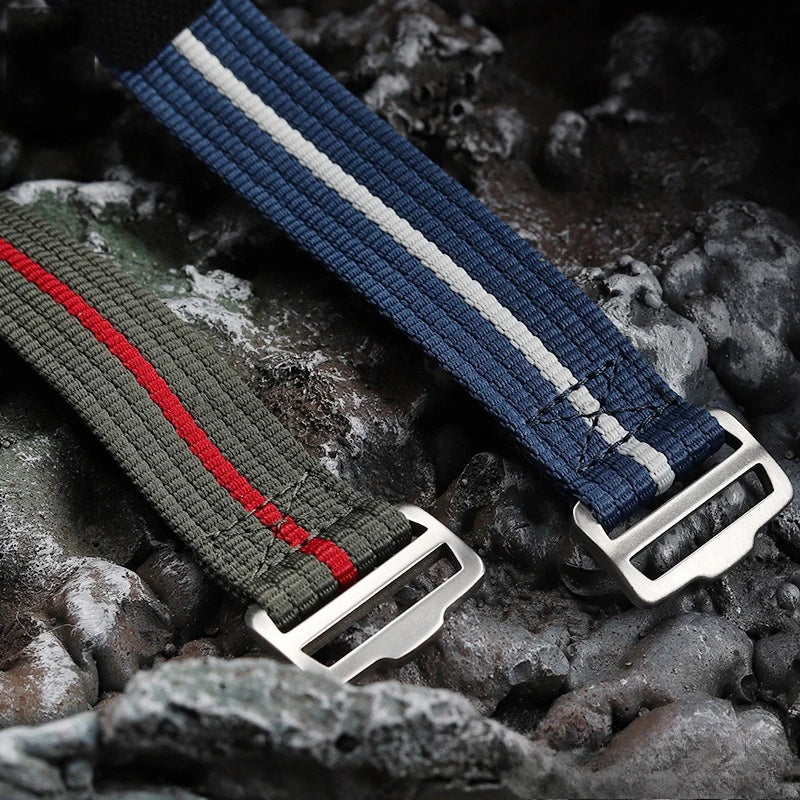 High-Quality Nylon Watch Strap 20mm & 22mm for Men – Sporty & Durable