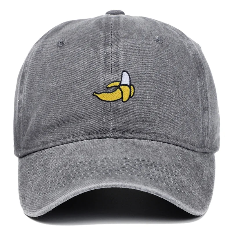 Banana Embroidered Outdoor Baseball Hat - Unisex Sunshade Cap