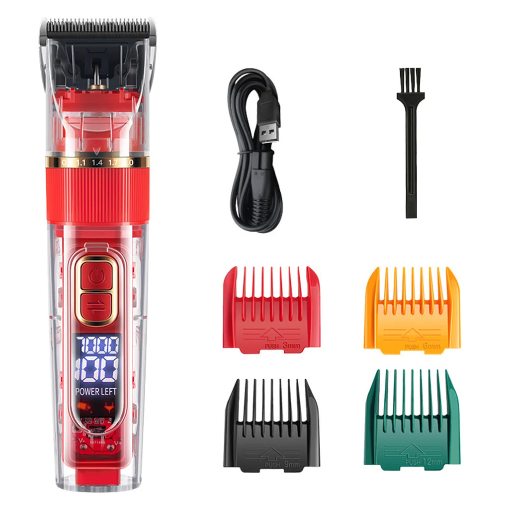 Professional Pet Grooming Clipper - USB Rechargeable & Silent