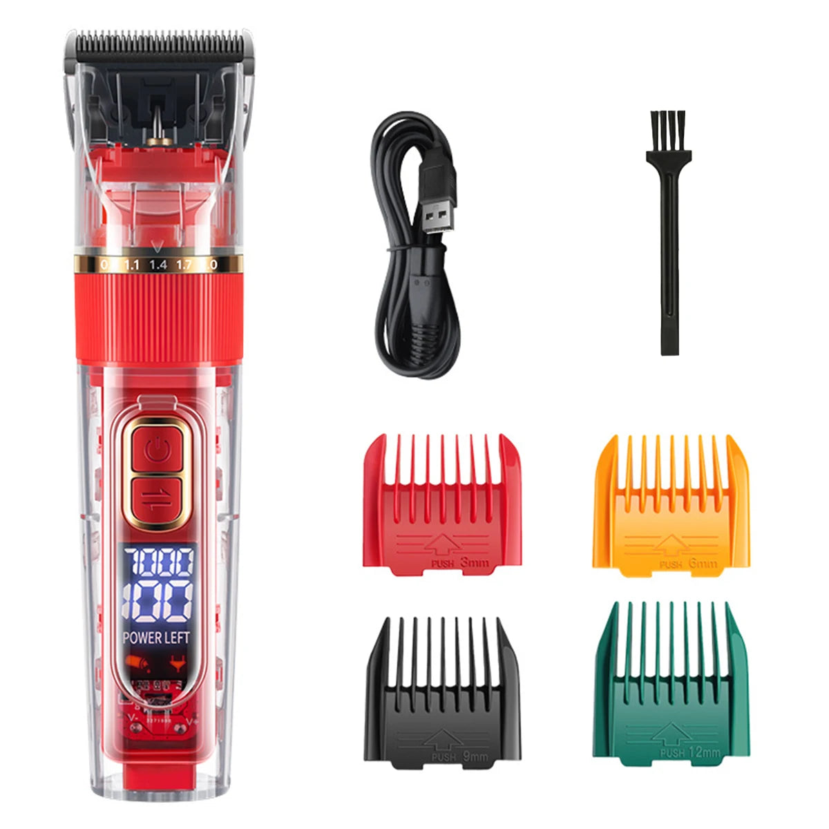 Professional Pet Grooming Clipper - USB Rechargeable & Silent