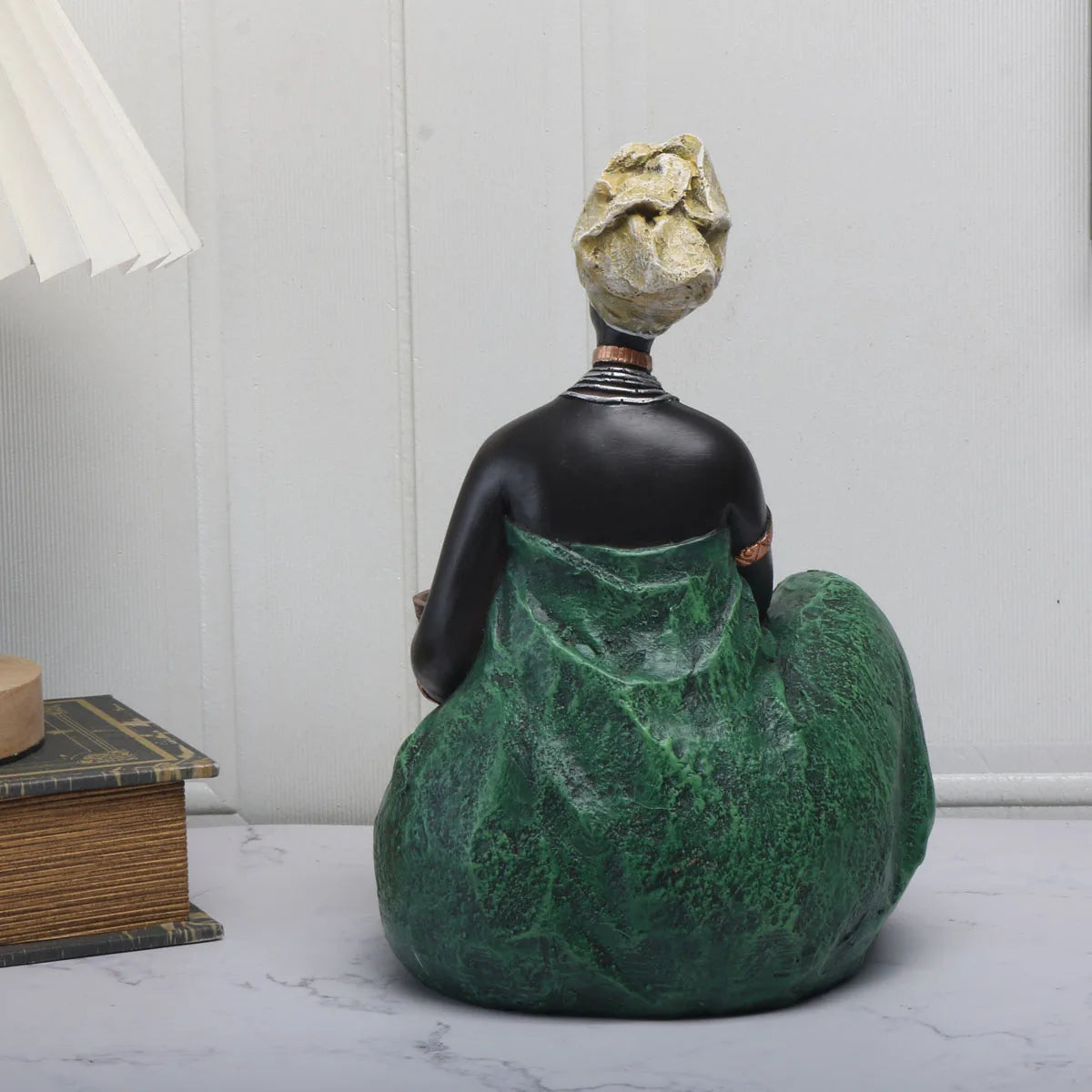 Exquisite Vintage African Tribal Woman Figurine - Unique Home Decor