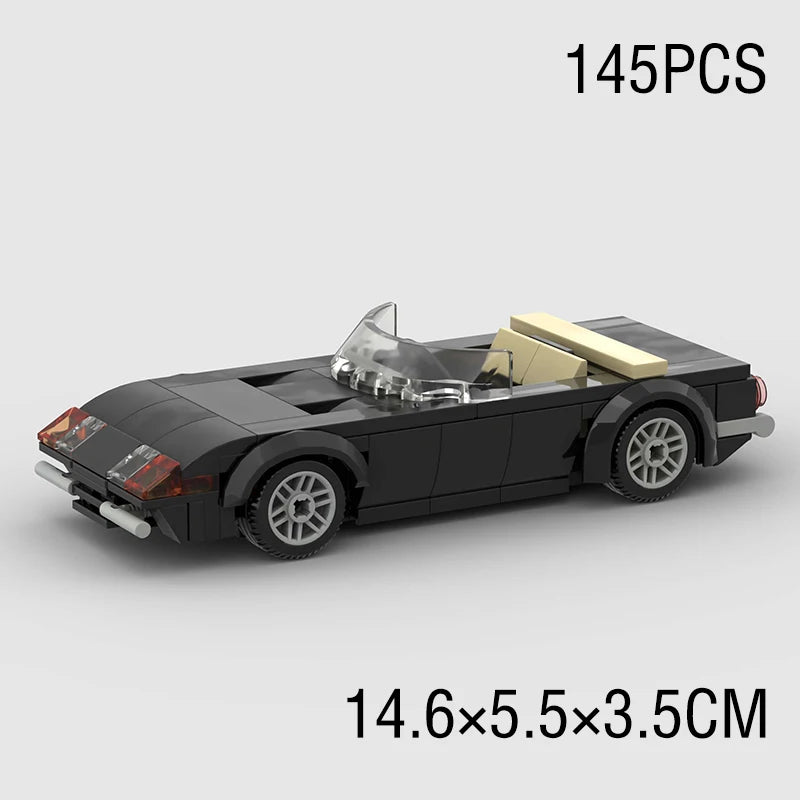 City Speed Convertible Racing Car Building Blocks - Ultimate DIY Model