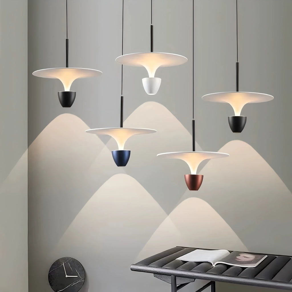 Nordic LED Pendant Light - Modern UFO Design for Stylish Spaces