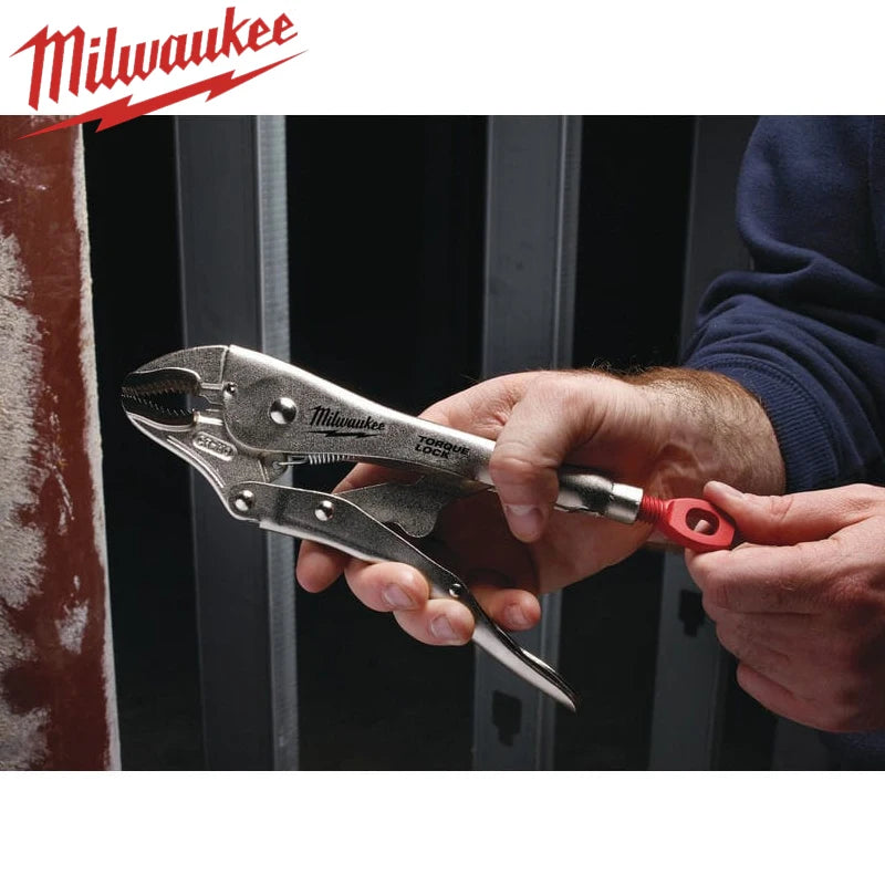 Milwaukee 48-22-3421 Curved Jaw Locking Pliers - Heavy Duty Grip