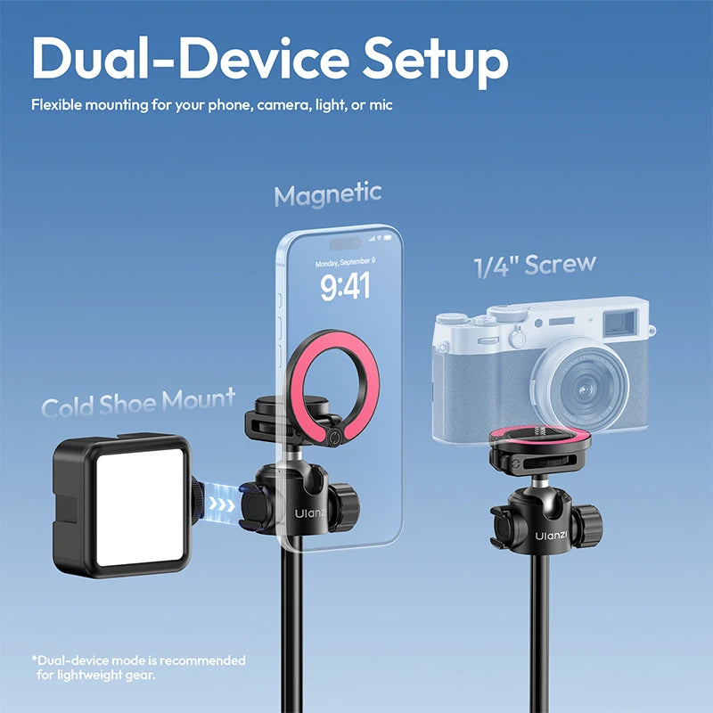 Ulanzi MT-44 M Compact Selfie Stick Tripod - Capture with Ease!