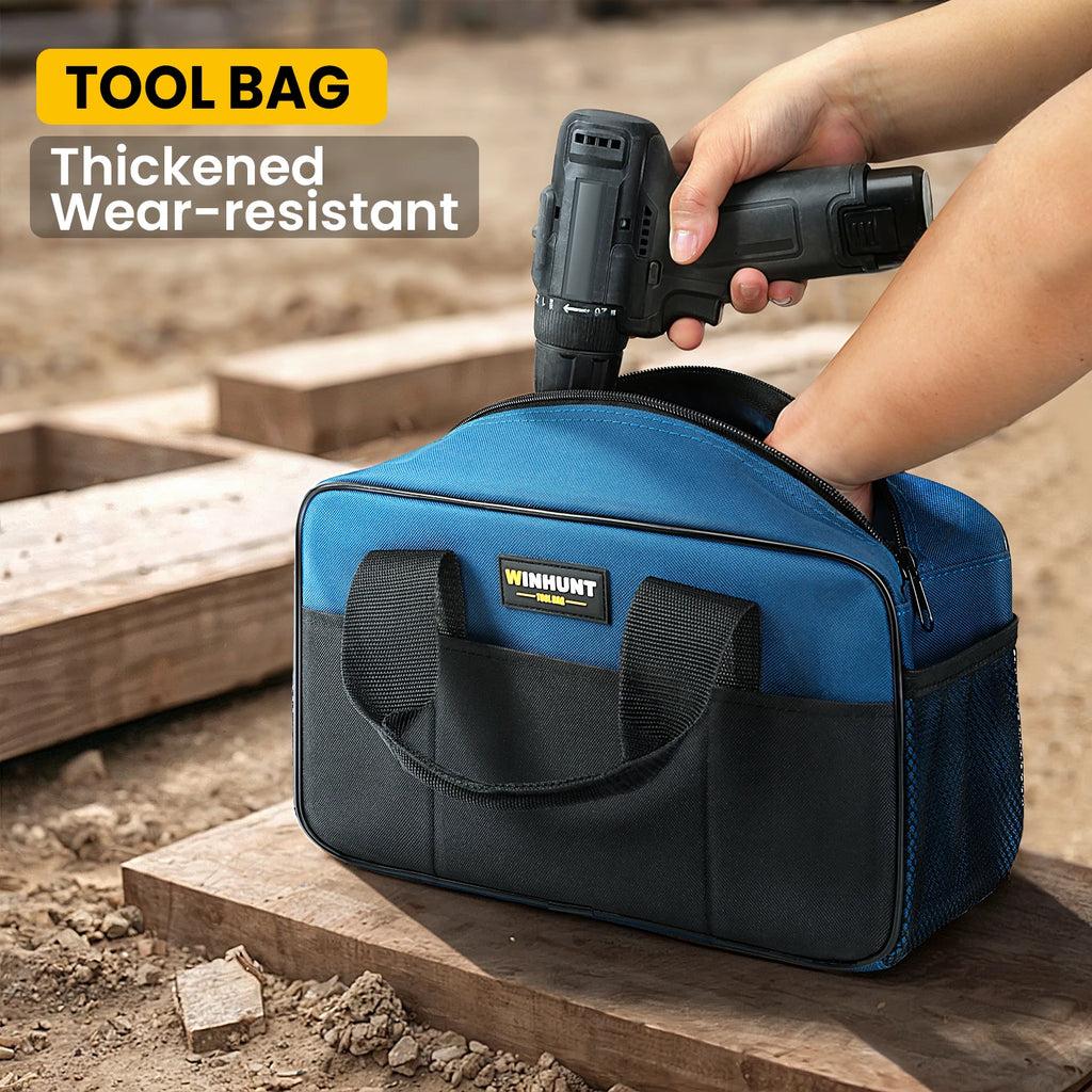 WINHUNT Heavy Duty Tool Bag Organizer - 14" Wide Mouth Tote