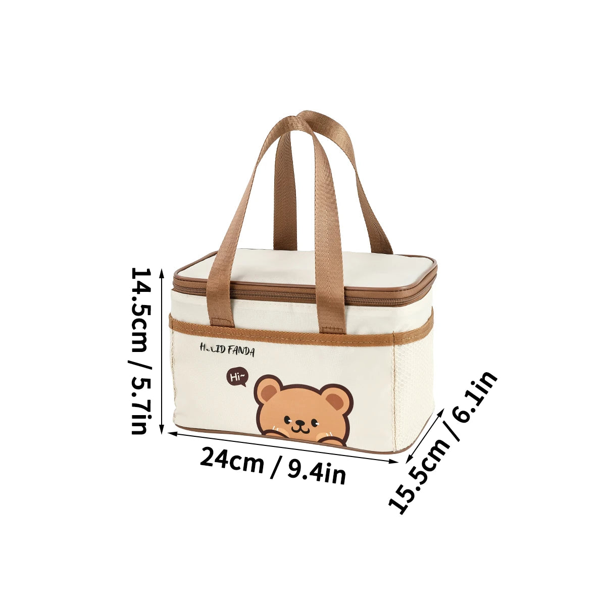 Capybara Thermal Insulated Lunch Bag - Kids & Students