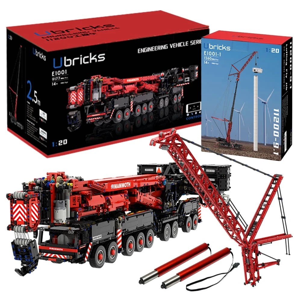 10400Pcs Motorized Mobile Crane Building Blocks - Educational Toy Set