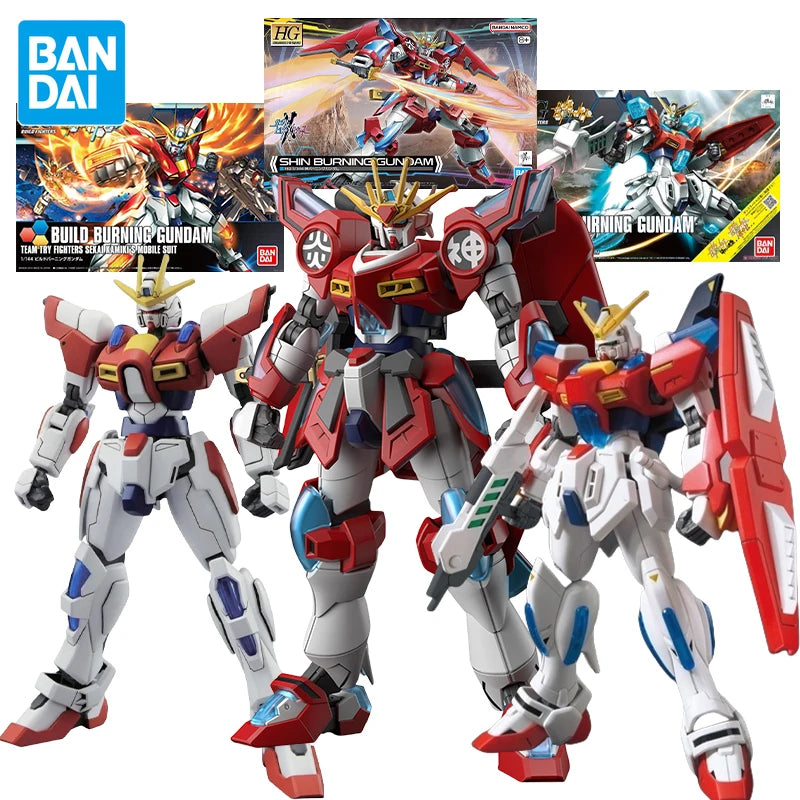 Bandai HG Star Burning Gundam Action Figure Model Kit