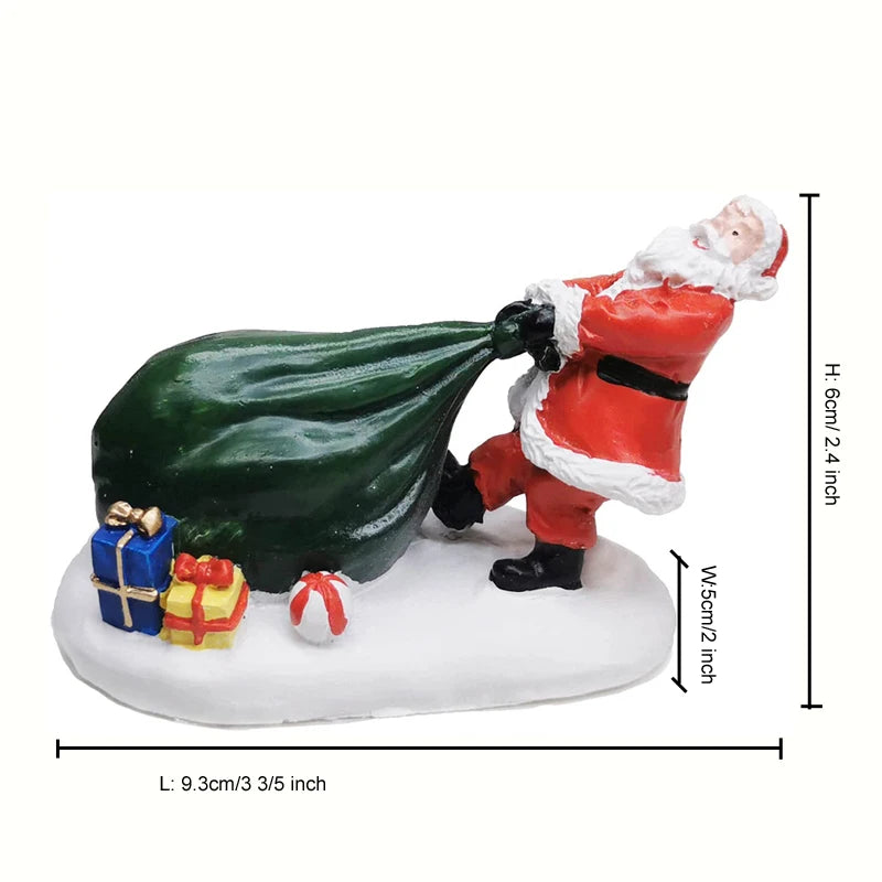 Charming Hand-Painted Kids Playing Christmas Village Figurine
