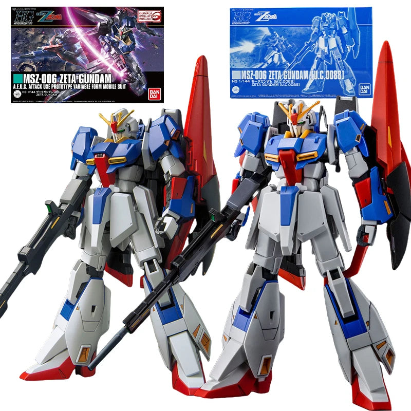 Bandai Zeta Gundam HG 1/144 Model Kit - Perfect for Collectors & Builders
