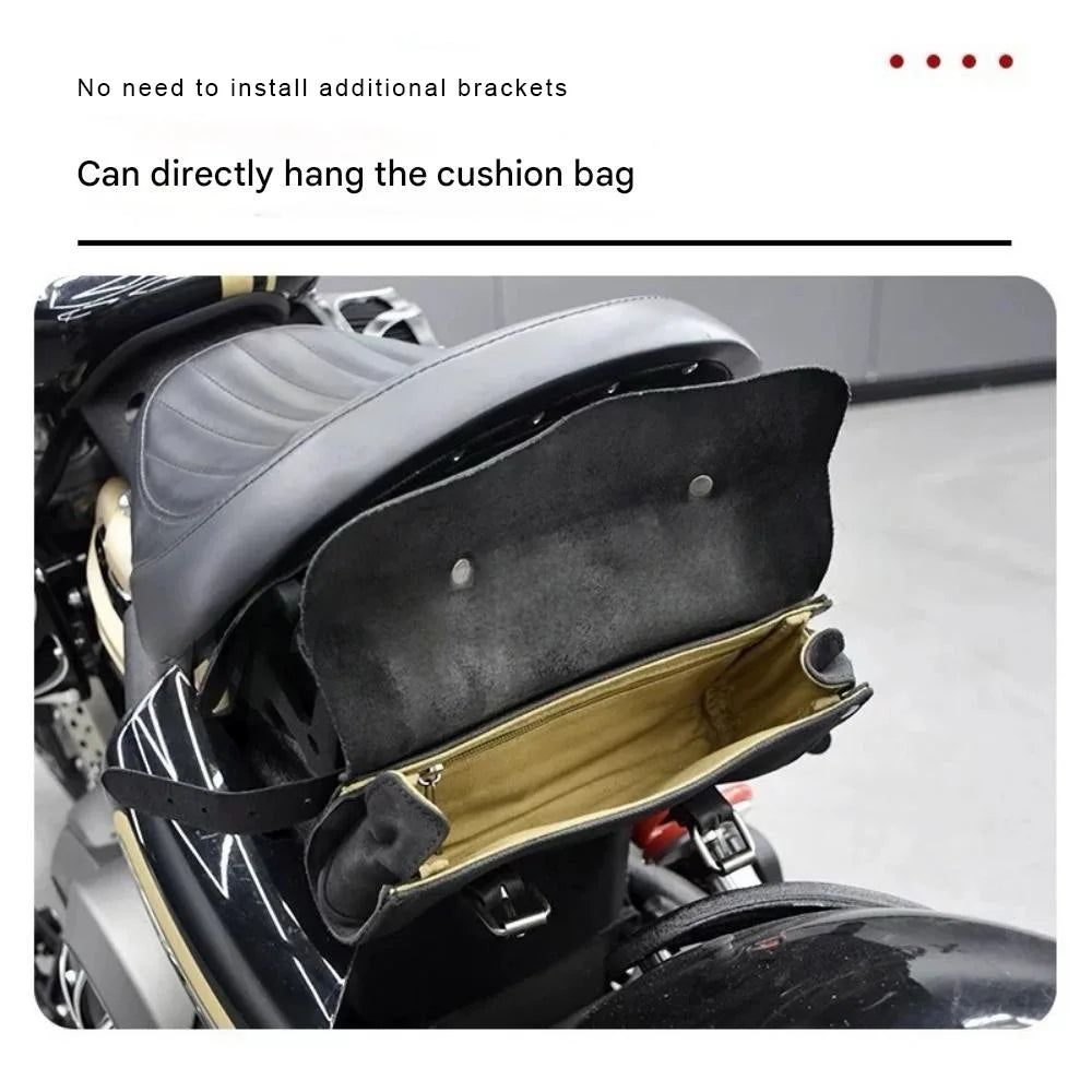 Benda Napoleon 450/500 Motorcycle Dual Seat - Compact Folding Design