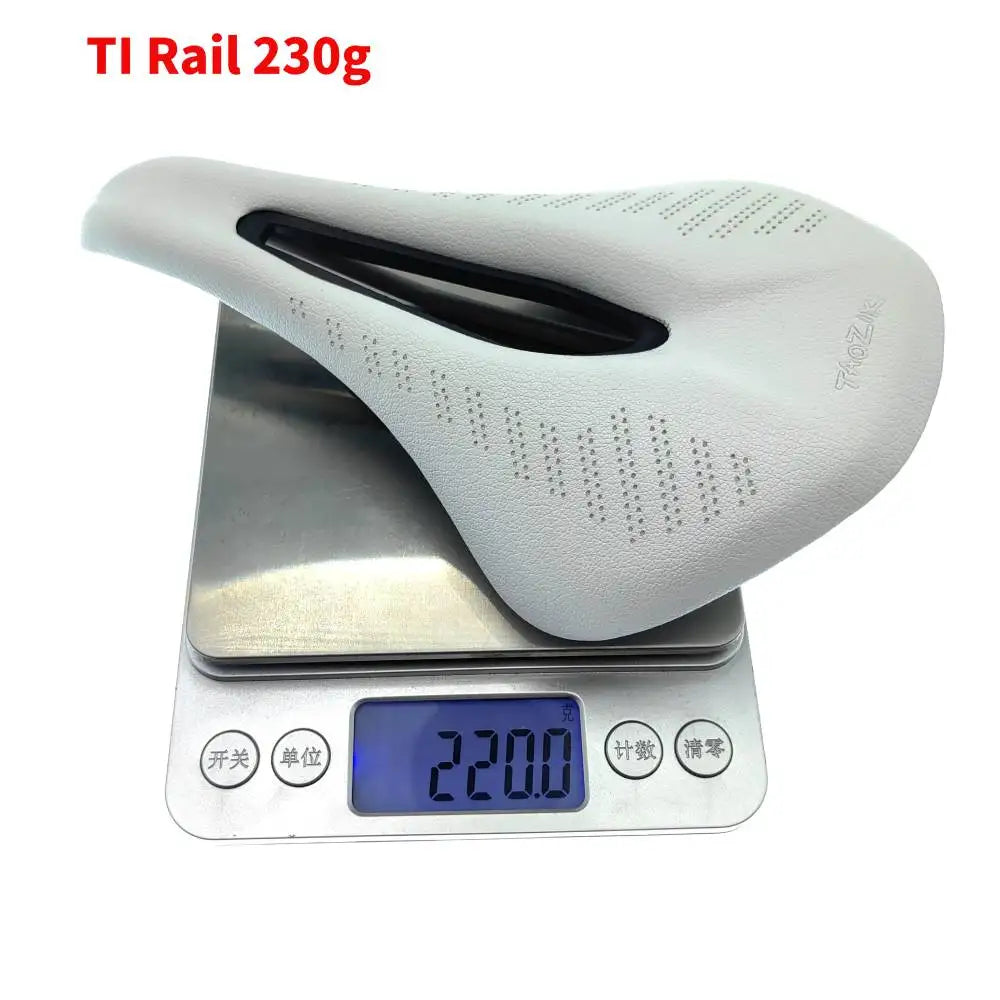 Comfortable Ultralight Bicycle Saddle - Breathable PU Retro Design