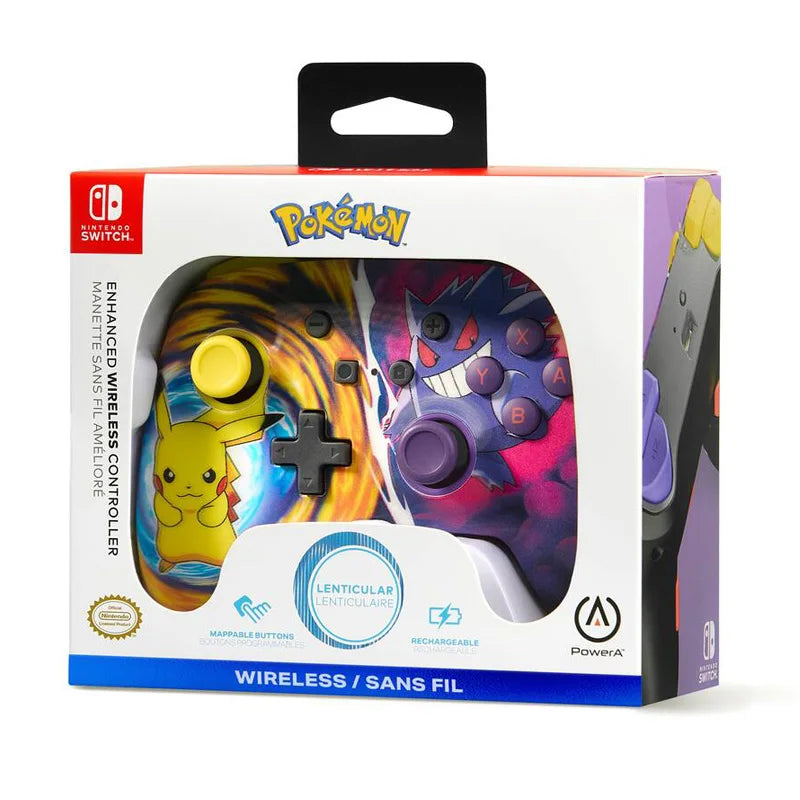 PowerA Enhanced Wireless Controller for Nintendo Switch - Pikachu Design