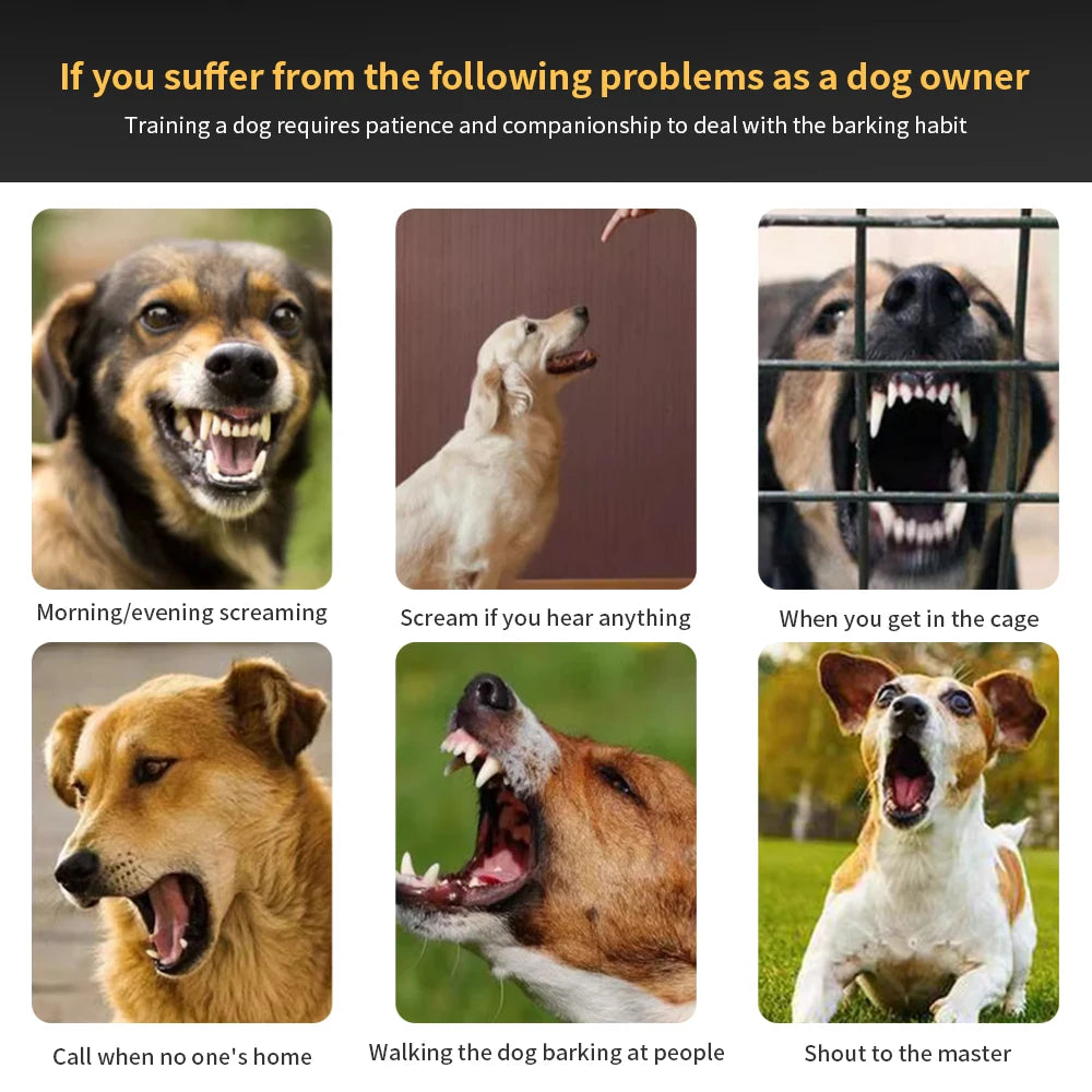 Automatic Anti-Barking Dog Training Collar - Rechargeable & Effective