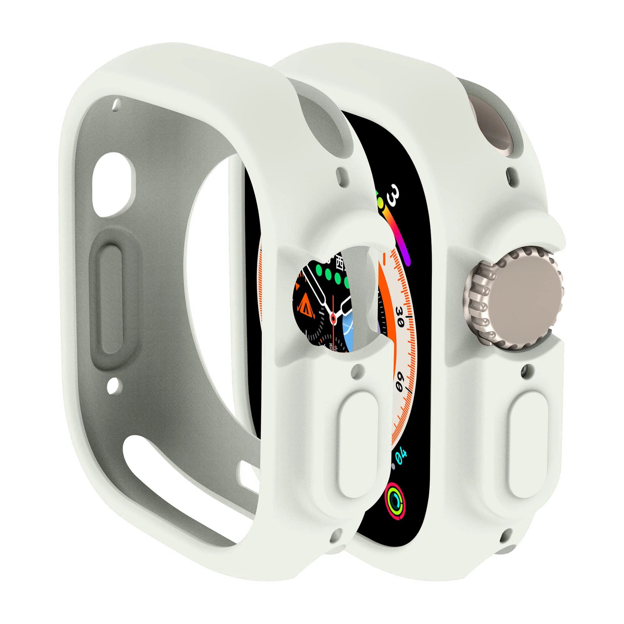 Shockproof Soft Silicone Cover for Apple Watch Ultra 49mm - TPU Bumper