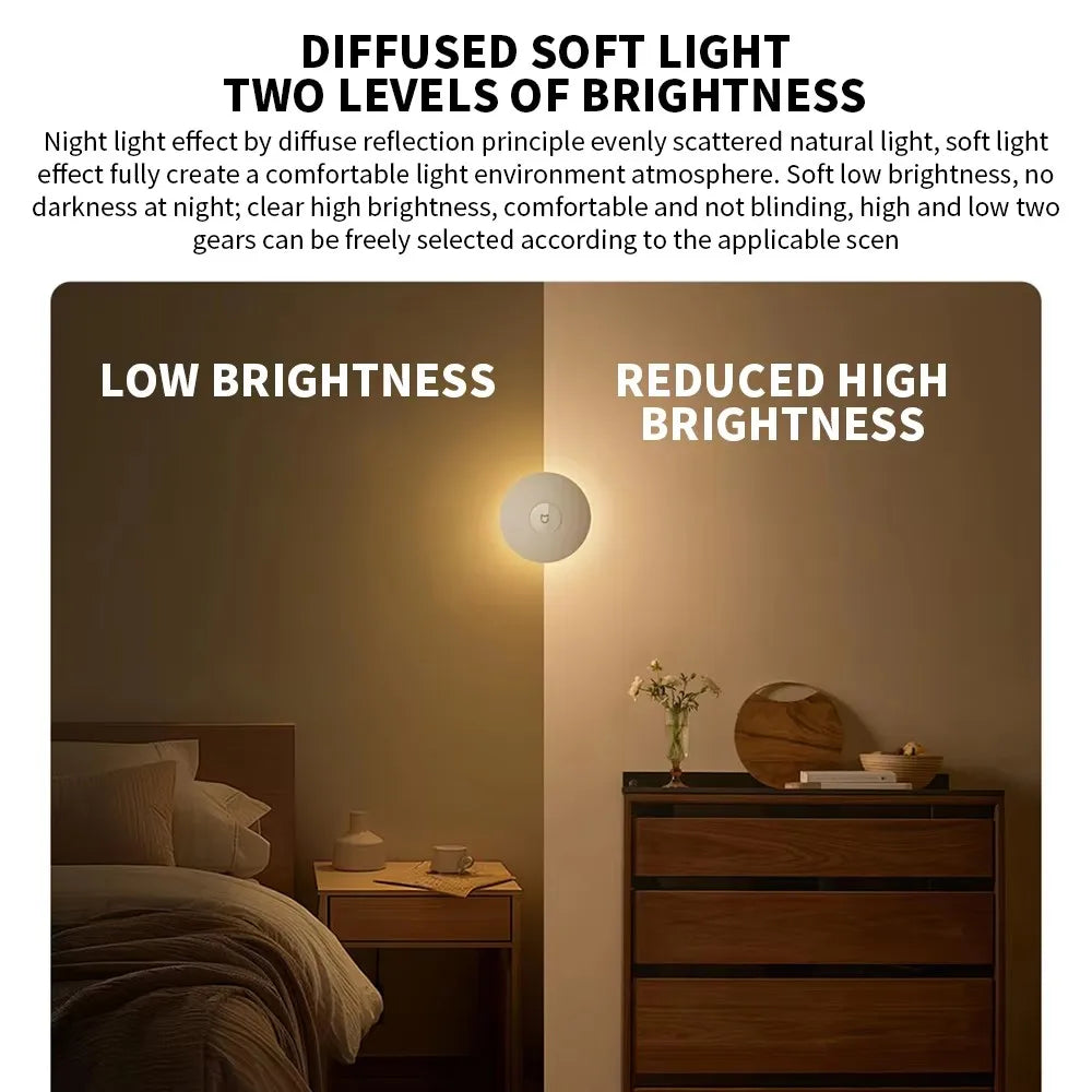 Mijia Night Light 3 - Smart Motion Sensor Adjustable Brightness Lamp