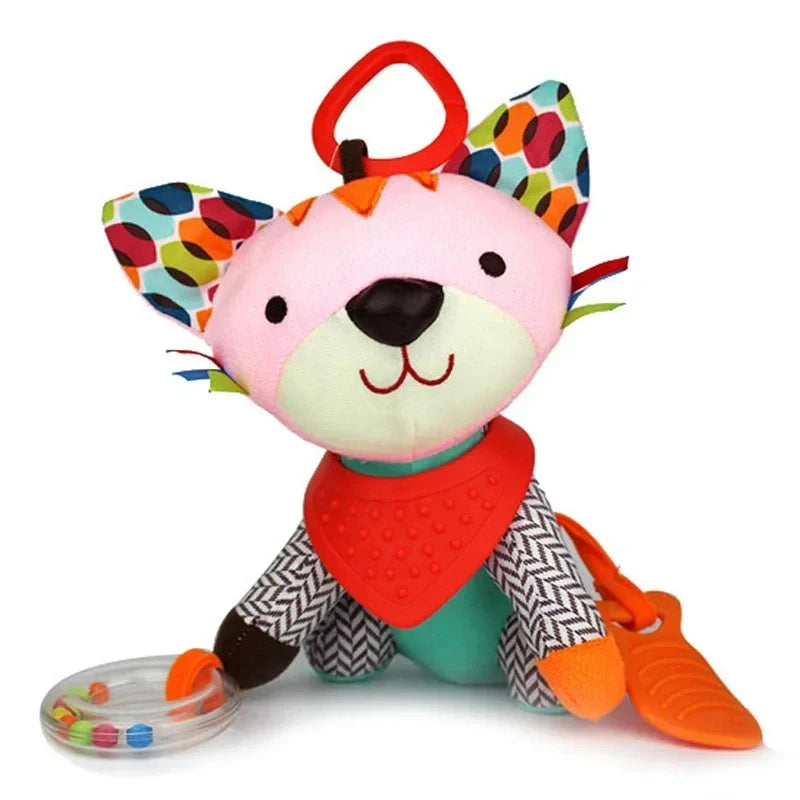 Plush Baby Rattle Toys for Stroller & Bed Mobile - Ideal for Infants