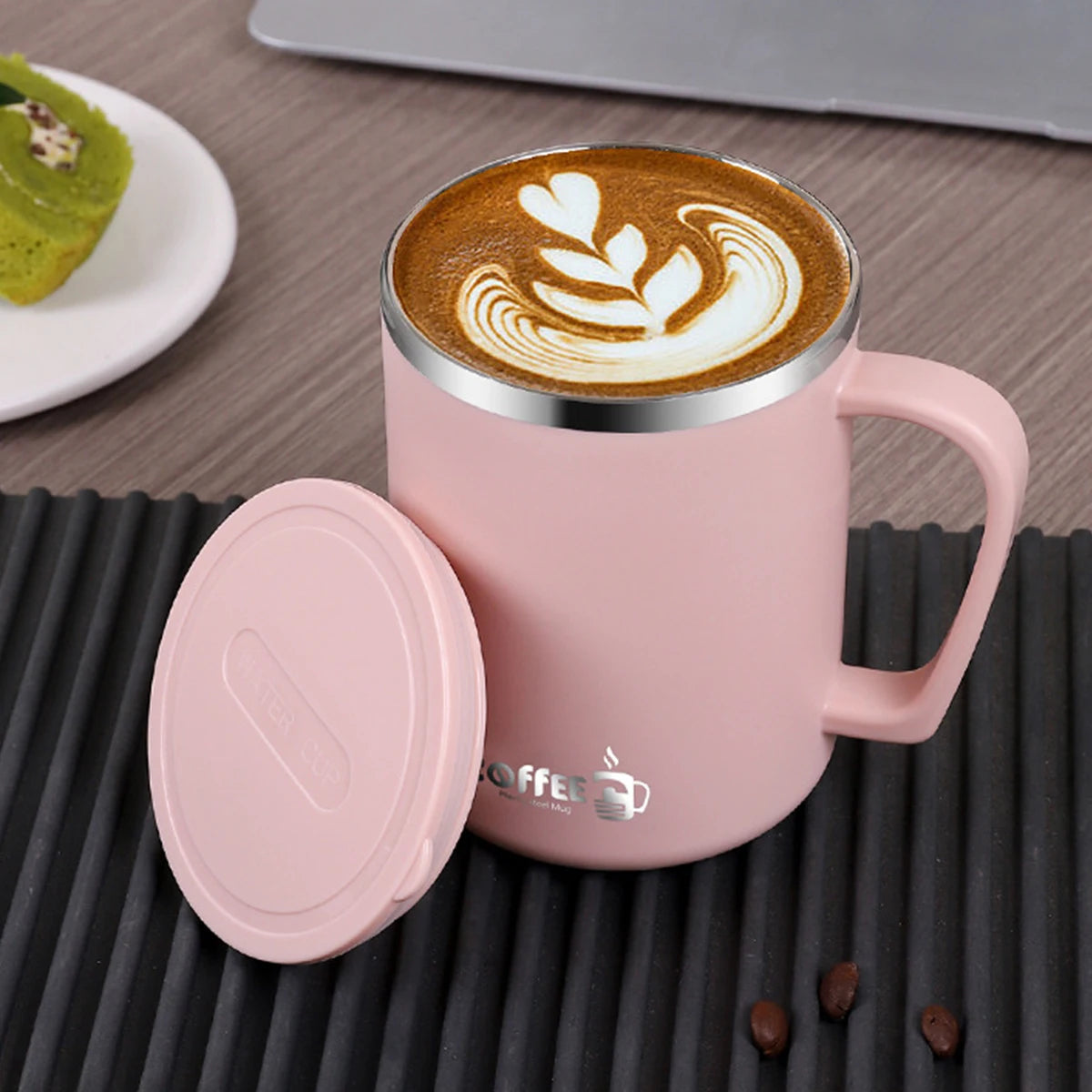 480ml Double Wall Insulated Stainless Steel Coffee Mug