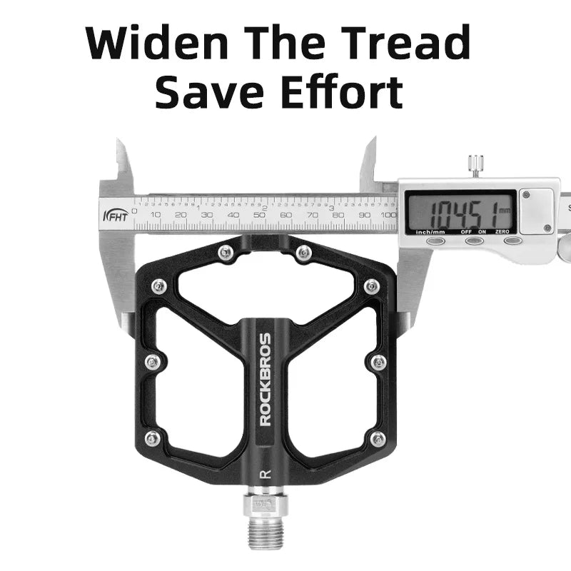 ROCKBROS Ultralight Anti-Slip Aluminum Bicycle Pedals for Better Cycling