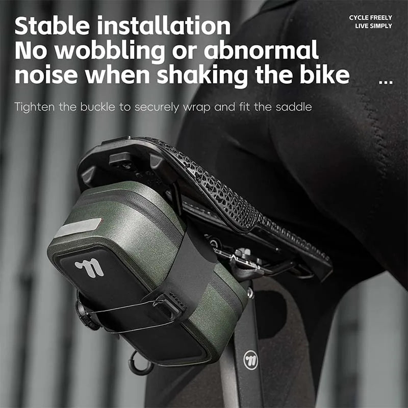 West Biking Lightweight Mini Bicycle Saddle Bag - Portable & Rainproof