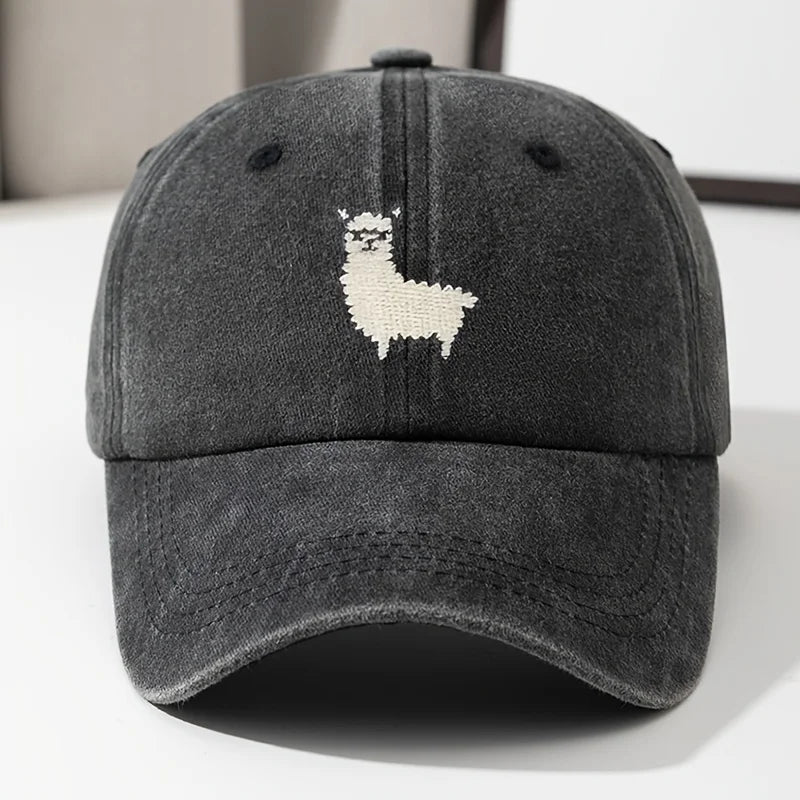 Cute Sheep Pattern Baseball Hat - Stylish Unisex Casual Cap