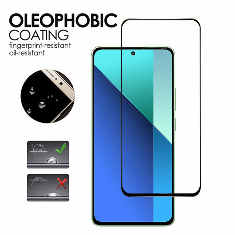 Premium Tempered Glass Screen Protector for Redmi Note 14 & 13 Pro