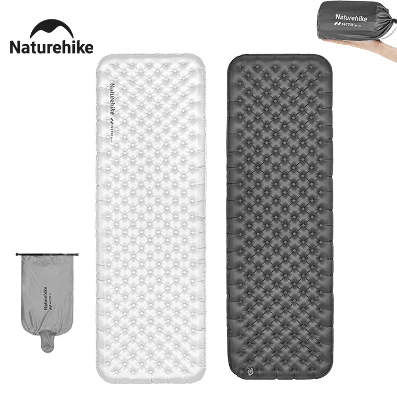 Naturehike Ultralight Camping Air Mattress with High R-Value for Winter
