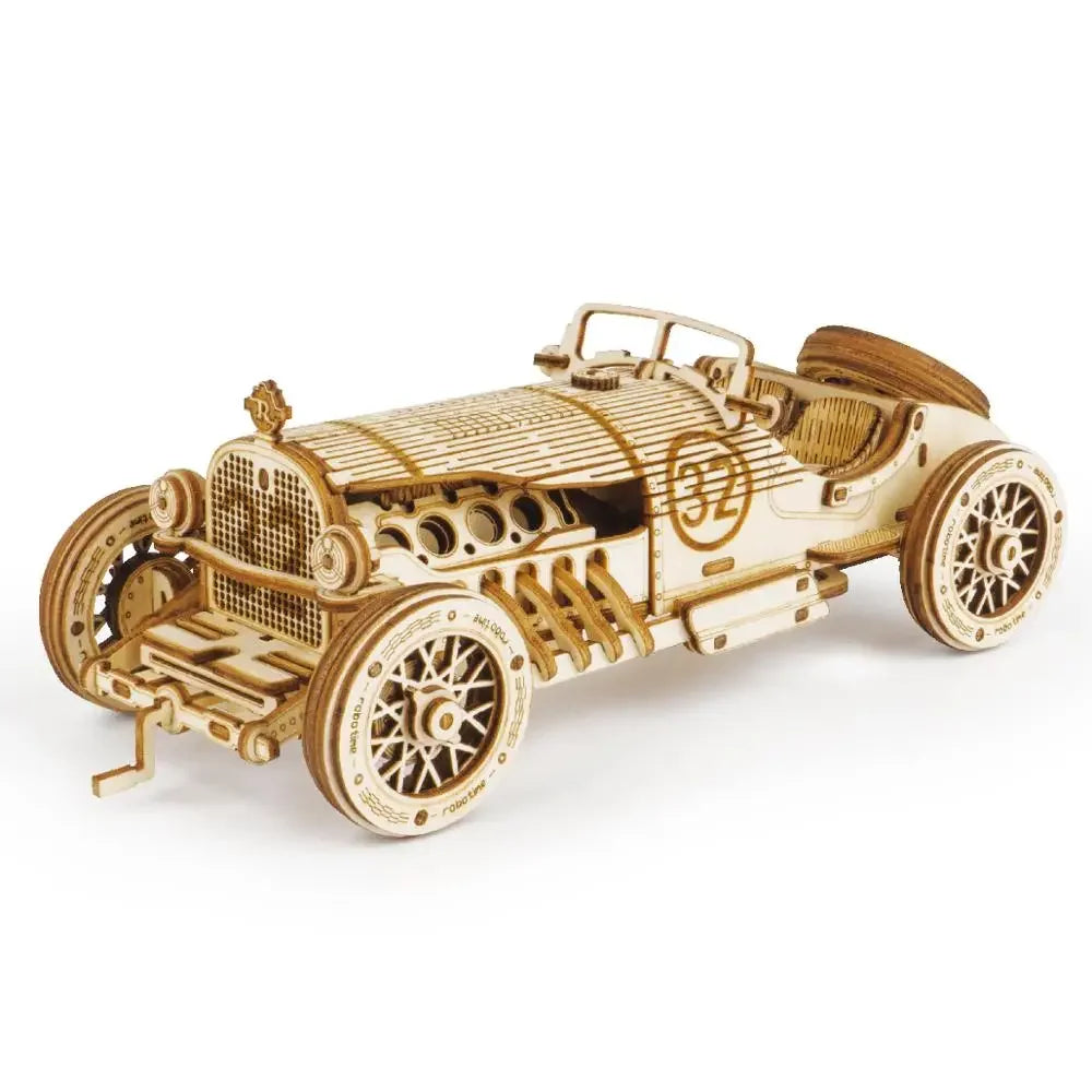 Robotime 3D Wooden Puzzle Kits - Steam Train, Jeep & Truck Models