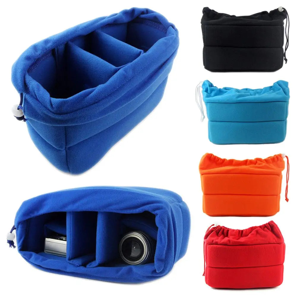 Shockproof Velvet Camera Bag for DSLR Cameras - Padded Protection