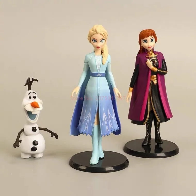 Herocross Disney Frozen 2 Princess Doll Set - Elsa, Anna & Olaf