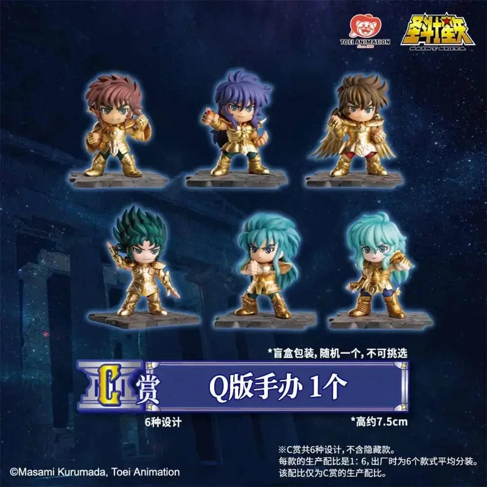 Bandai Saint Seiya Gold Saint Hyoga Shun Athena Figurine - Collector's Edition