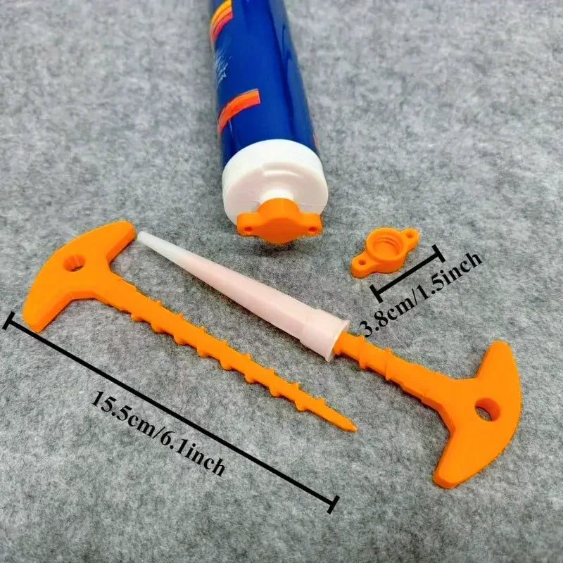 2-Pack Sealant Nozzle Cleaner & Cap - Keep Your Caulk Fresh