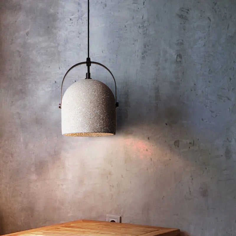 Stylish Nordic Cement Pendant Light Chandelier with E27 Base