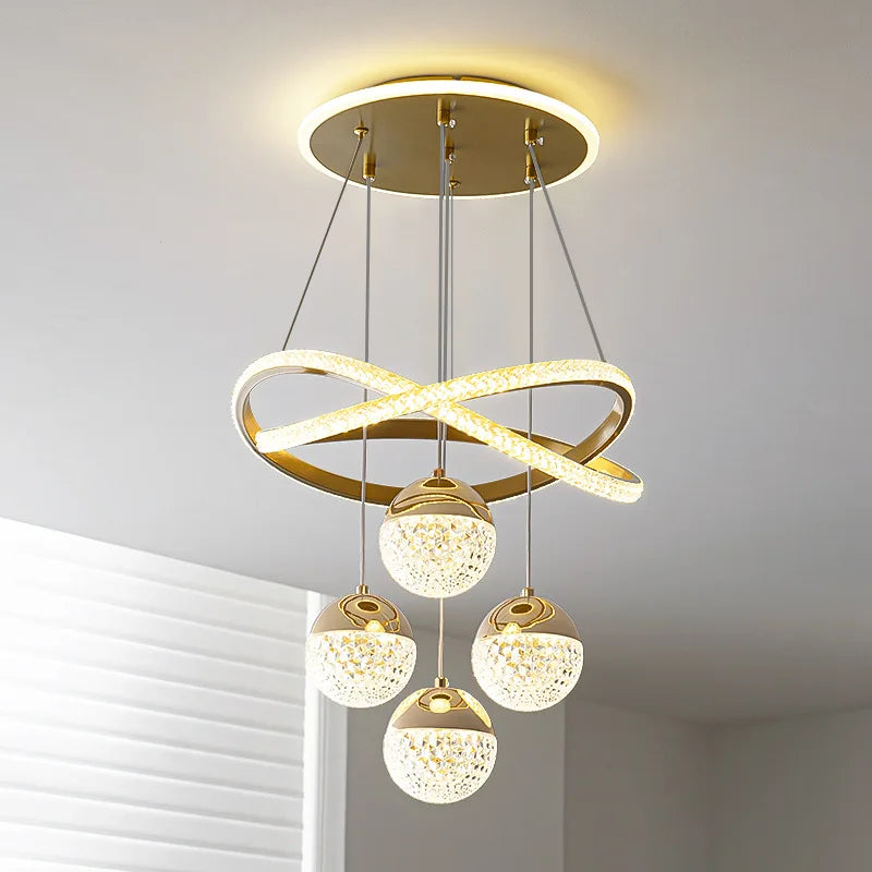 Modern LED Round Pendant Light - Stylish Ceiling Fixture