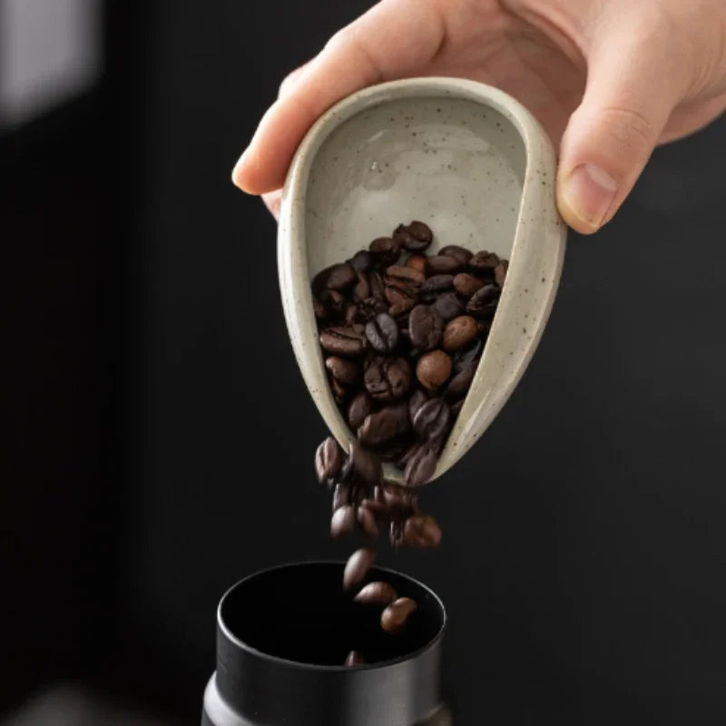 Ceramic Coffee & Tea Dispenser Set - Elegant Lotus Design