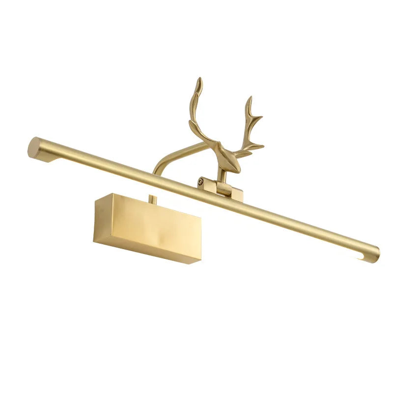 Modern Brushed Gold LED Bathroom Vanity Light Fixture