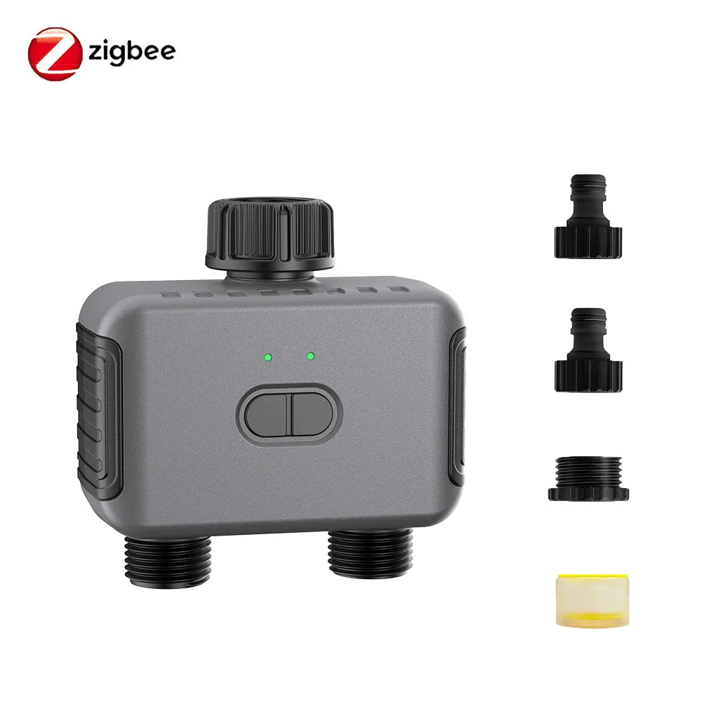 INSOMA Smart Dual Hose Irrigation Timer with App Control & Voice Integration