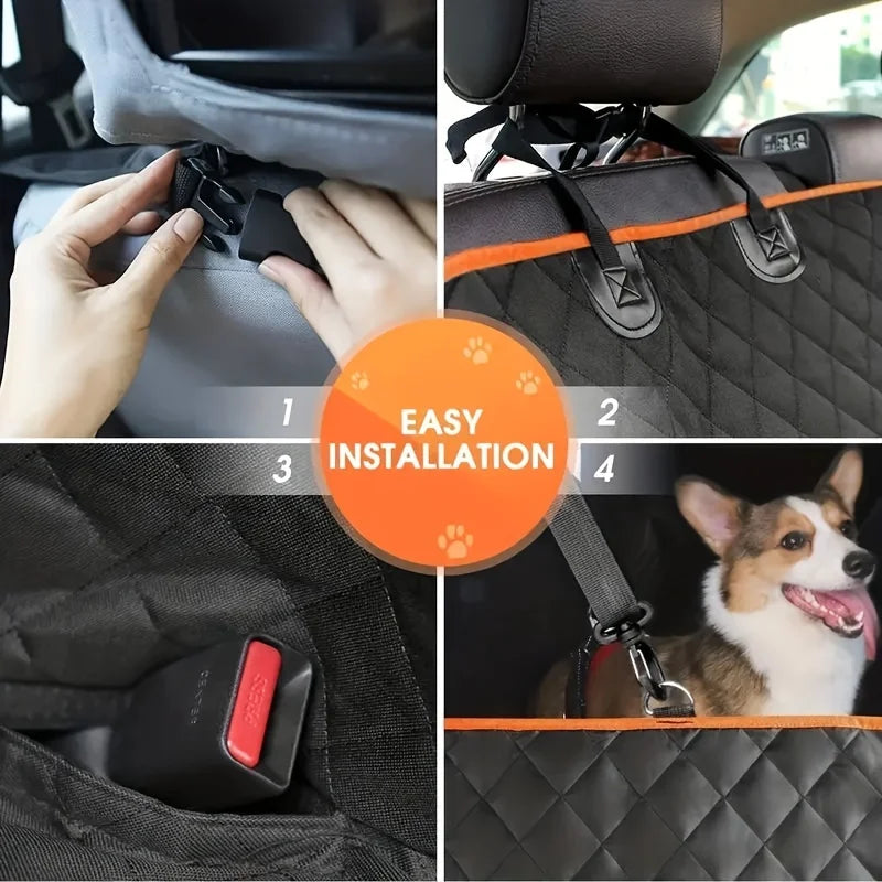 Waterproof Dog Hammock Car Seat Cover - Ultimate Scratch Protection