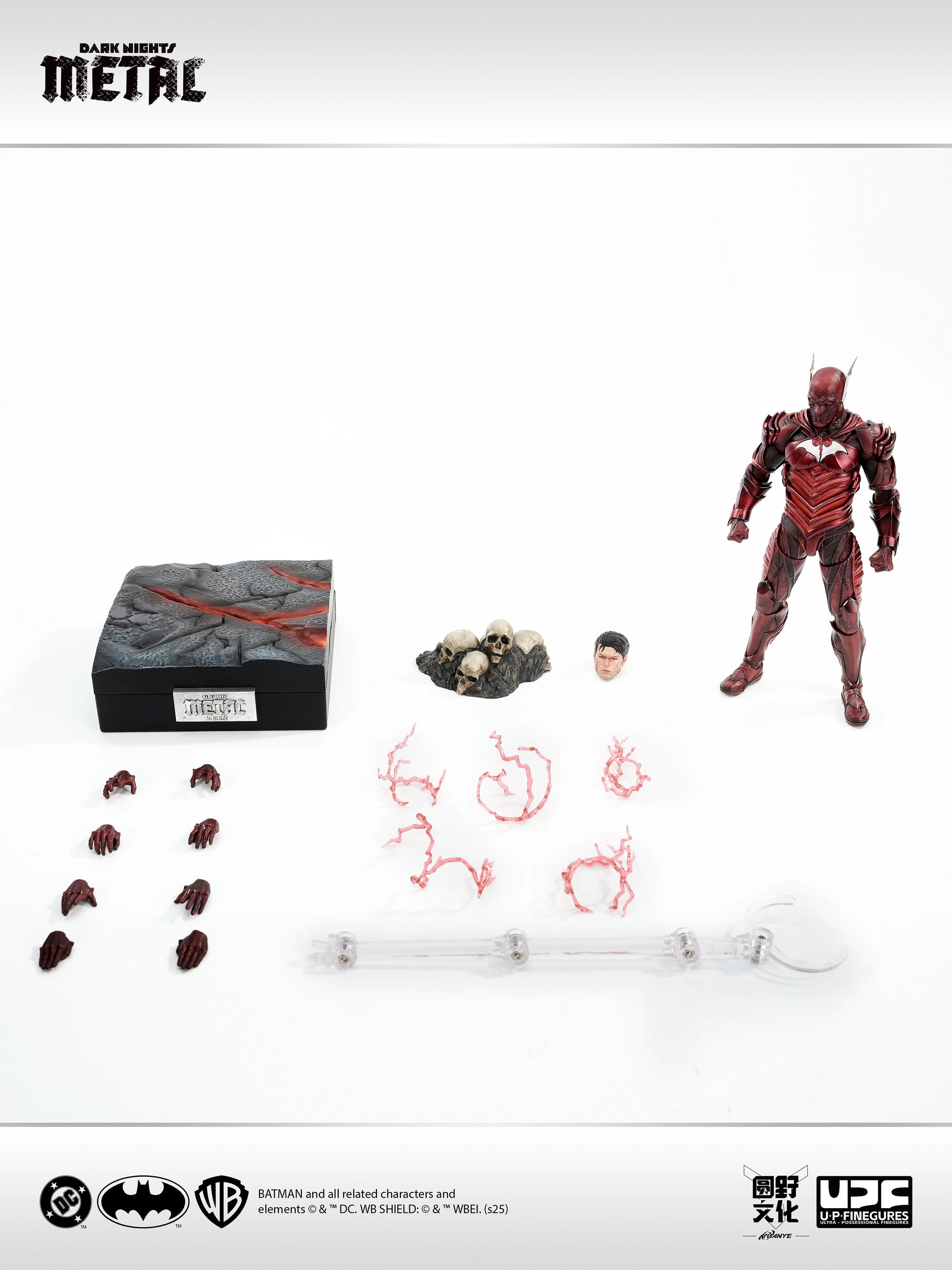 Red Death Batman Action Figure - Articulated 1/12 Scale Collectible