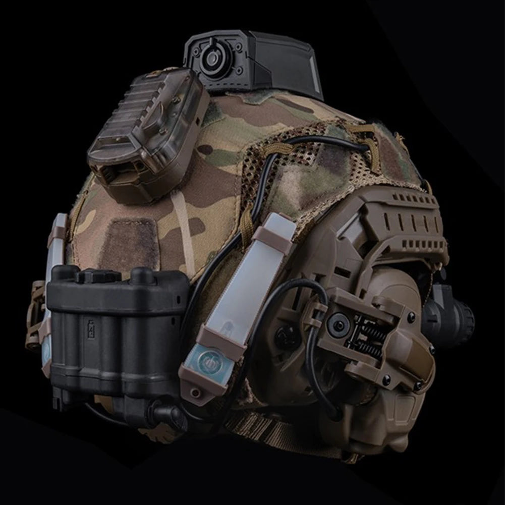 Helmet NVG Battery Pouch - Adjustable Retention System for AN/PVS31