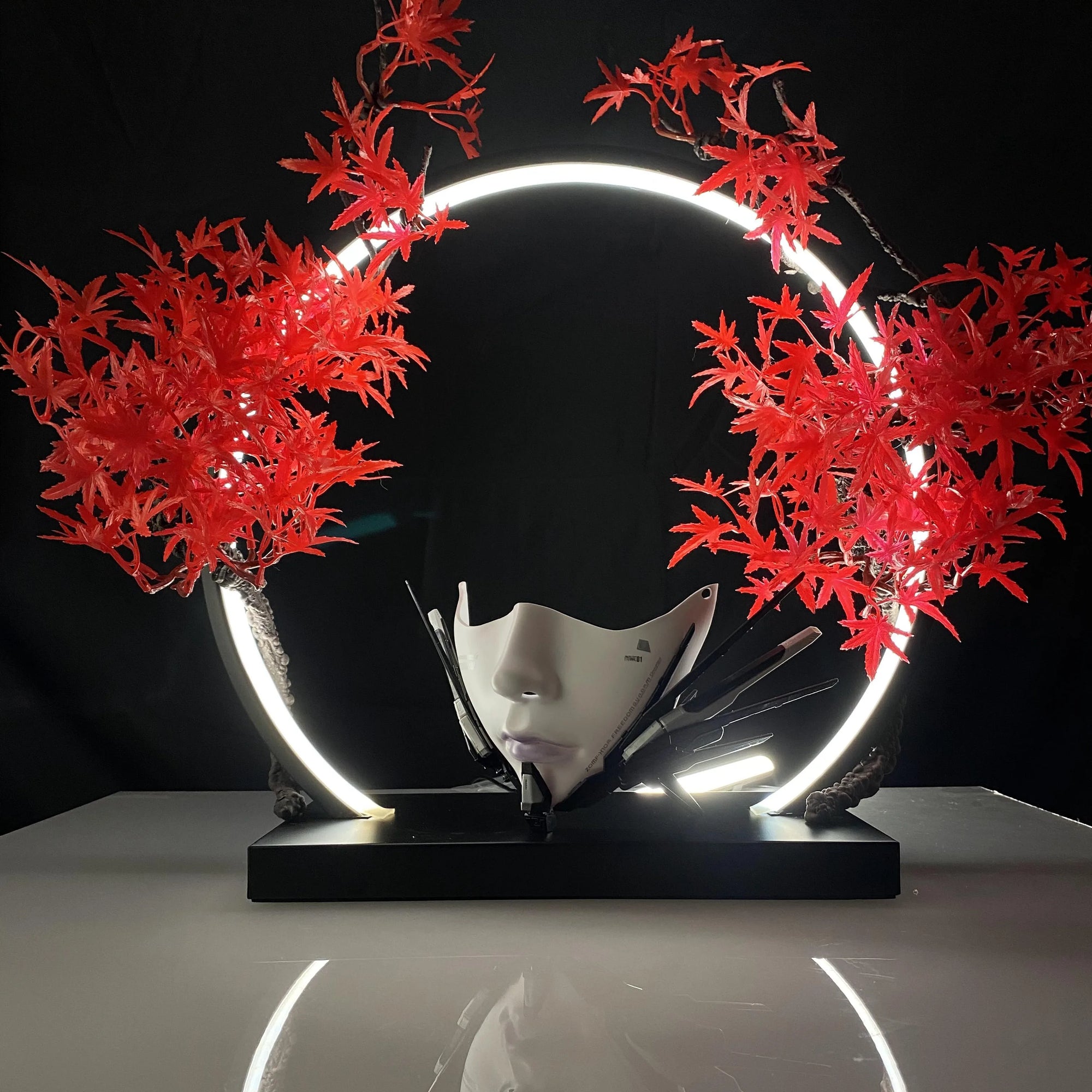 3D Half-Face Flying Wing Mask - Unique Gifts for Concerts & Cosplay