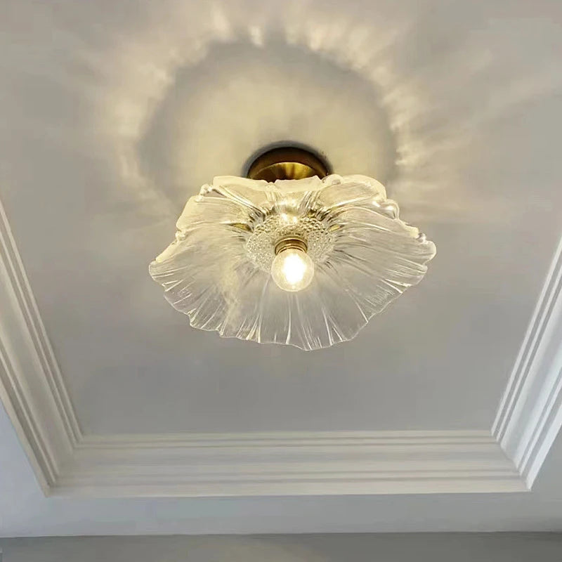 Elegant Retro French Glass Pendant Chandelier for Stylish Spaces