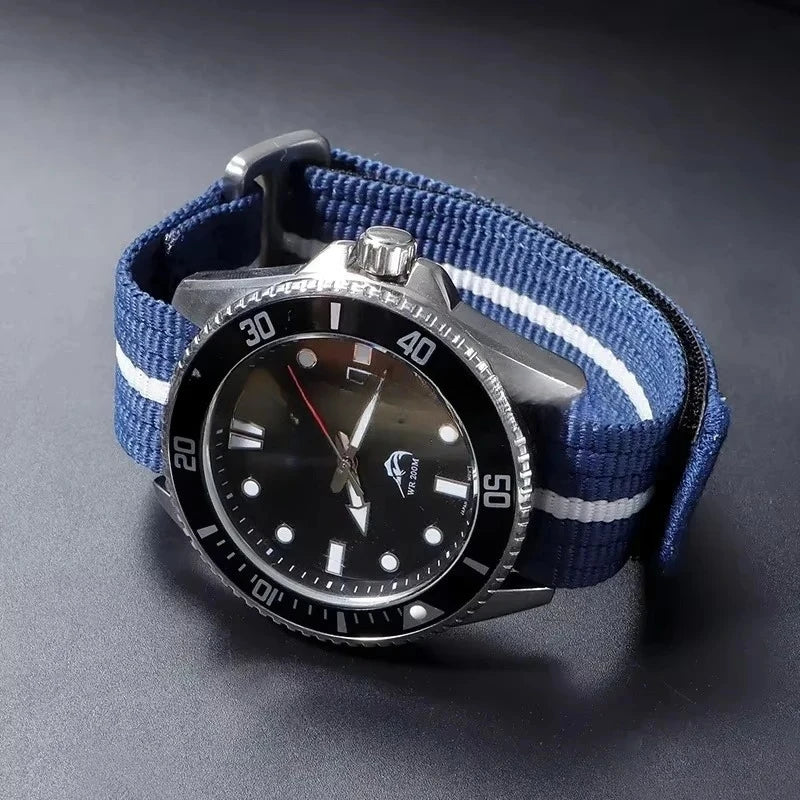 High-Quality Nylon Watch Strap 20mm & 22mm for Men – Sporty & Durable