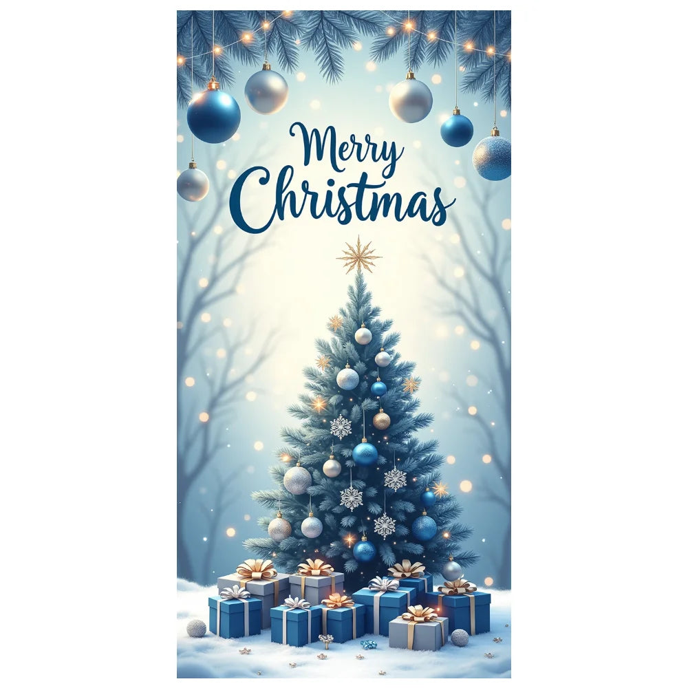Festive Christmas Tree Banner - Elevate Your Holiday Decor