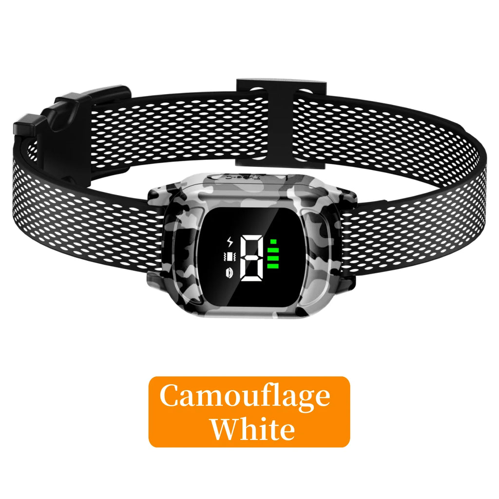 Rechargeable Camouflage Dog Anti-Barking Collar for Effective Training