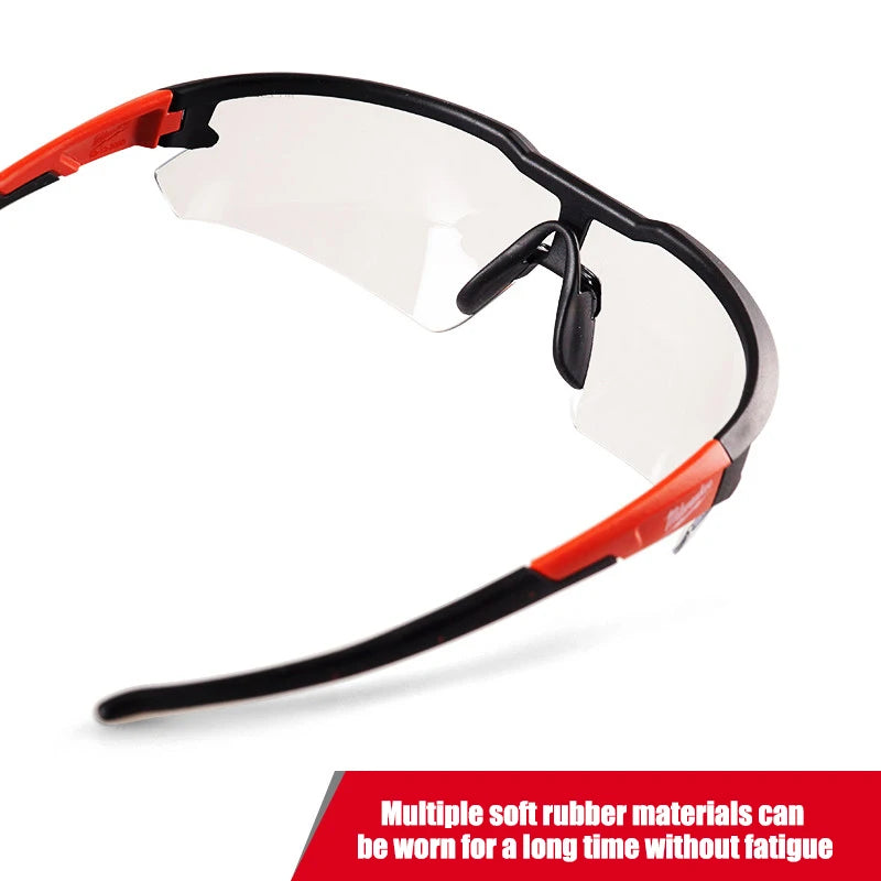 Milwaukee Safety Goggles - Anti-Fog, Scratch-Resistant, UV Protection